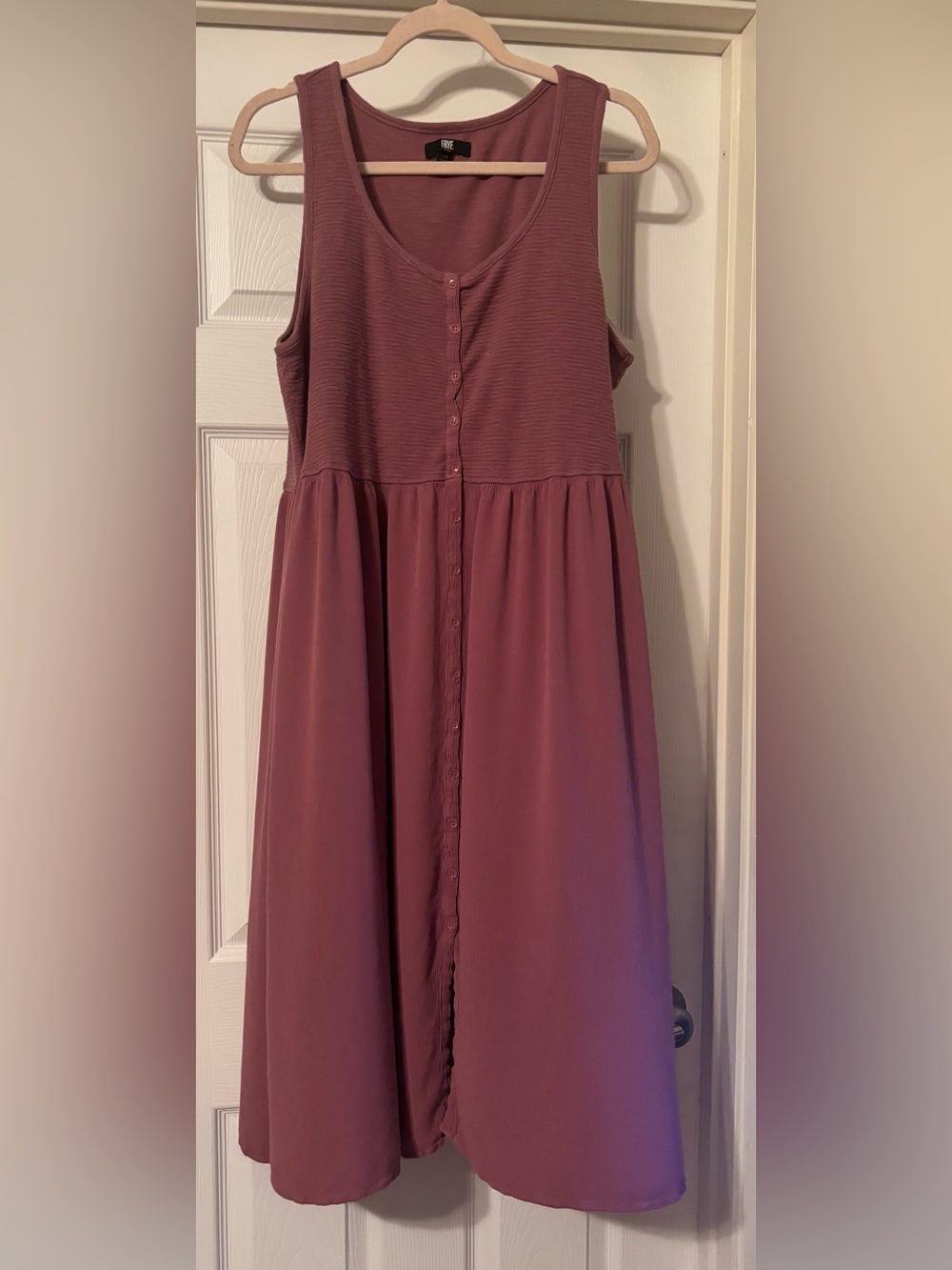 Frye Women’s Sleeveless Tank Button Front Dress Size XXL